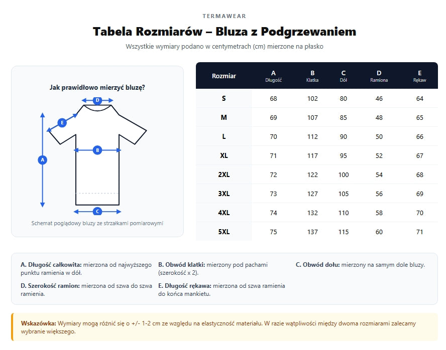 Bluza z Podgrzewaniem TermaWear™